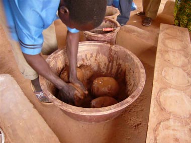Malaxage du mélange